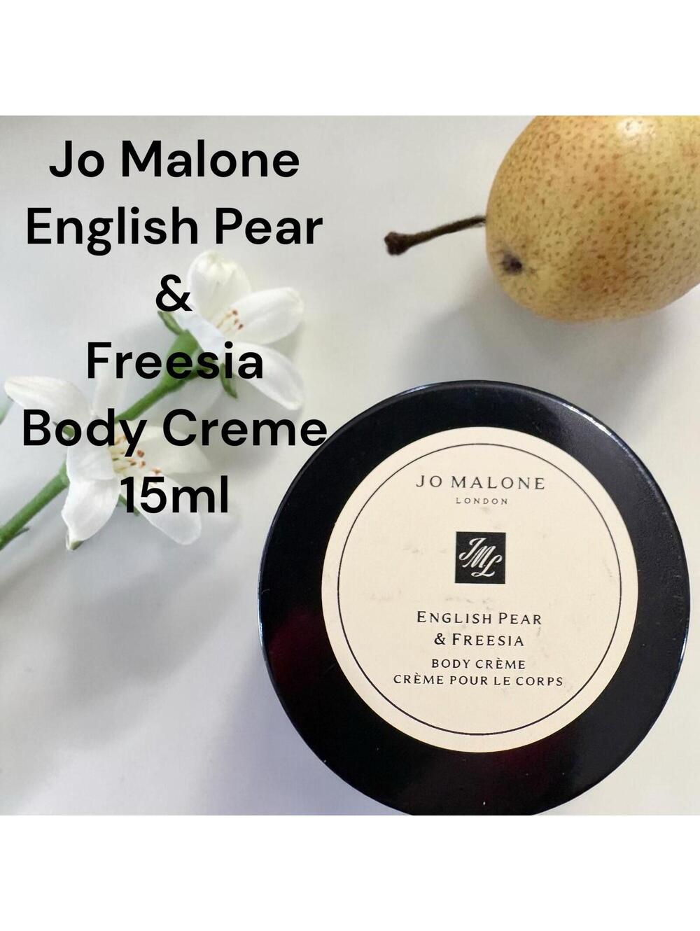 JO MALONE *ENGLISH PEAR & FREESIA* BODY CREAM CREME .5 Oz 15 ML NEW !